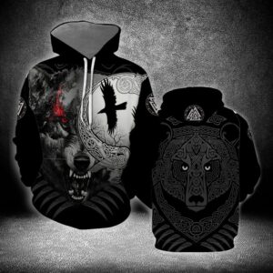 Wolf 3D All Over Printed Clothes HN03501
