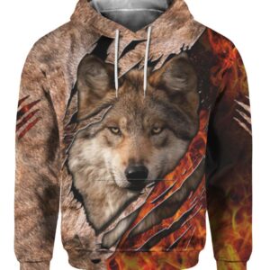 Wolf 3D All Over Printed Clothes TP03525