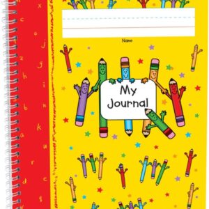 Really Good Stuff Spiral Draw and Write Journals (Pencil Cover) - 6 Pack