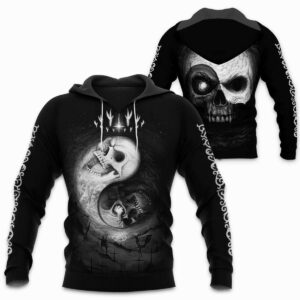 Skull 3D All Over Printed Clothes NB020349