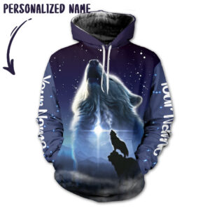 Personalized Name Wolf 3D All Over Printed Clothes TN20