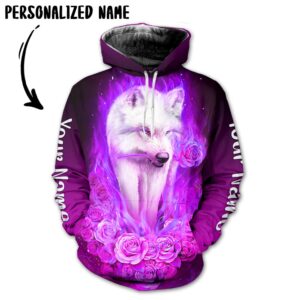Personalized Name Wolf 3D All Over Printed Clothes TB102