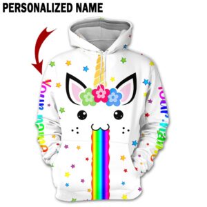 Love Unicorn 3D All Over Printed Clothes NN2708B