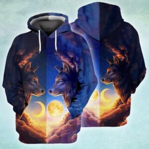 Wolf 3D All Over Printed Clothes HN03516