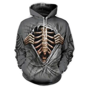 Skull 3D All Over Printed Clothes TB020325