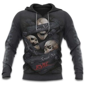 Skull 3D All Over Printed Clothes SK020340