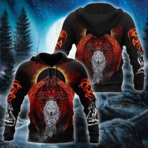 Wolf 3D All Over Printed Clothes HN03509