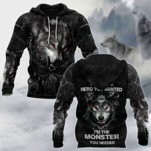 Wolf 3D All Over Printed Clothes LA03542