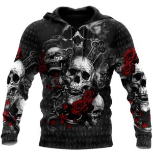Skull 3D All Over Printed Clothes SKULL9