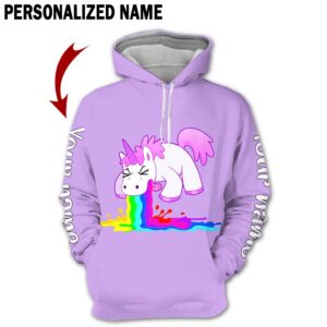 Love Unicorn 3D All Over Printed Clothes NN2808D
