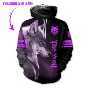 Personalized Name Wolf 3D All Over Printed Clothes TH3010