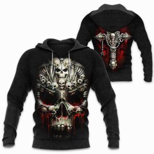 Skull 3D All Over Printed Clothes NB020345