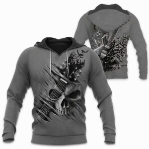 Skull 3D All Over Printed Clothes NB020310