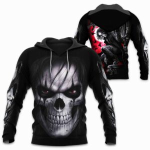 Skull 3D All Over Printed Clothes NB020343