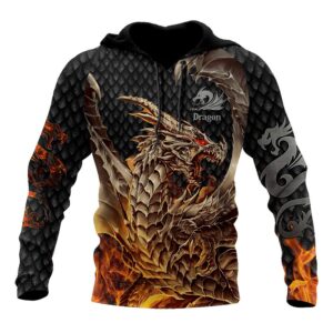 Dragon 3D All Over Printed Clothes DRA1663