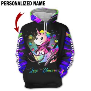 Love Unicorn 3D All Over Printed Clothes NN005