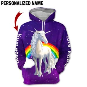 Love Unicorn 3D All Over Printed Clothes NN007