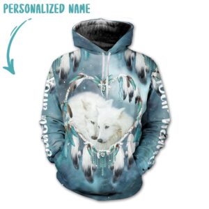 Personalized Name Wolf 3D All Over Printed Clothes VT00042