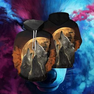 Wolf 3D All Over Printed Clothes KH03571