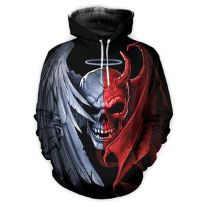 Skull 3D All Over Printed Clothes NB020313