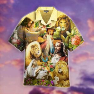 Lion 3D All Over Printed Clothes HN254LI4