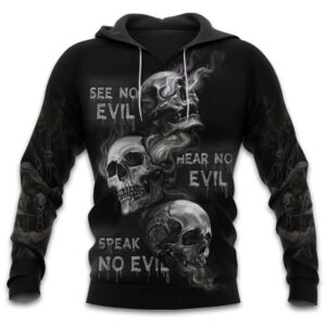 Skull 3D All Over Printed Clothes TB020334