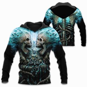 Skull 3D All Over Printed Clothes NB020312