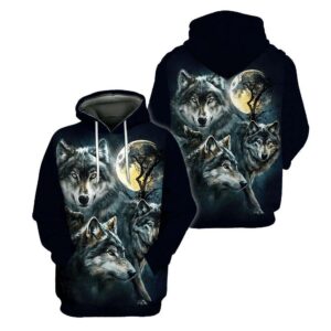 Wolf 3D All Over Printed Clothes LT1404125