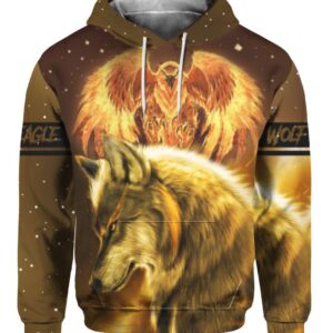 Wolf 3D All Over Printed Clothes HN03517