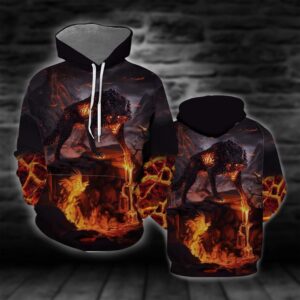 Wolf 3D All Over Printed Clothes LA03551
