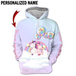 Love Unicorn 3D All Over Printed Clothes NN008
