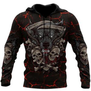 Skull 3D All Over Printed Clothes SKULL8