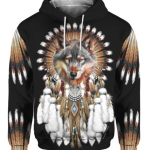 Wolf 3D All Over Printed Clothes KH03564