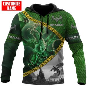 Personalized Name Dragon 3D All Over Printed Clothes AA234063