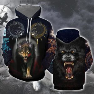 Wolf 3D All Over Printed Clothes LA03537