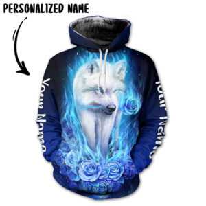 Personalized Name Wolf 3D All Over Printed Clothes TB101