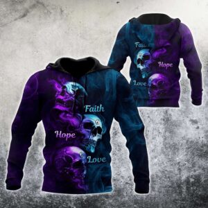 Skull 3D All Over Printed Clothes SKULL7