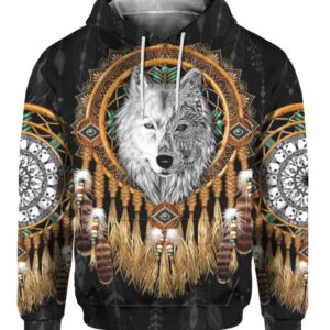 Wolf 3D All Over Printed Clothes HN03514