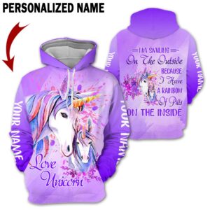 Love Unicorn 3D All Over Printed Clothes TP3008A