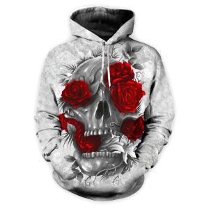 Skull 3D All Over Printed Clothes NB020314
