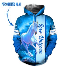 Love Unicorn 3D All Over Printed Clothes UNHT04