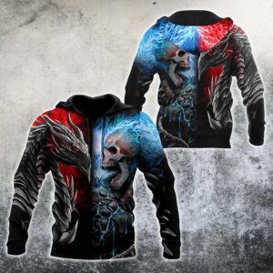 Skull 3D All Over Printed Clothes SKULL22