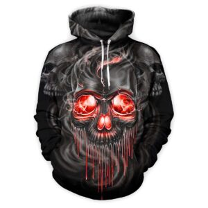 Skull 3D All Over Printed Clothes NB020316